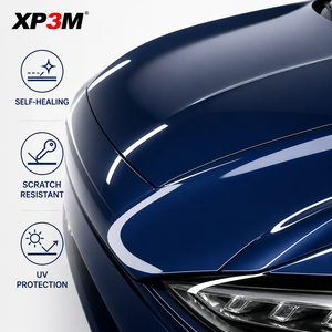 Film de protection de peinture (PPF) en vinyle TPU brillant OEM XP3M Neptune Blue 7,5 mil, auto-réparant, anti-rayures, anti-jaunissement, avec canaux de libération d'air - Product Image 2