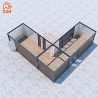 DXH Fabrication Personnalisable Family Resort Holiday Living Hotel Camp Portable Préfabriqué Modulaire Conteneur Maison Prix Maison