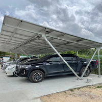 Structure de carport solaire en aluminium imperméable Sunforson à angle fixe pour panneaux photovoltaïques, pour le stationnement