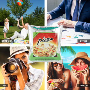 Sac isotherme pour pizza écologique et recyclable, motif <span class=keywords><strong>dessin</strong></span> <span class=keywords><strong>animé</strong></span>, fermeture éclair étanche, design confortable et doux - Product Image 3