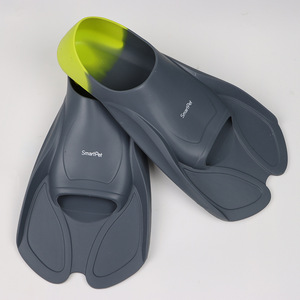 Aletas de natación SmartPet de silicona gris para adultos y niños - Product Image 1