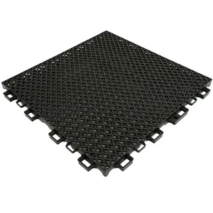 pp floor tiles drainage blocks gym playground interlocking deck tile plastic waterproof flooring