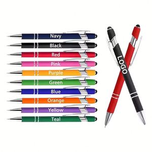 Bolígrafo de Metal Personalizable con Impresión, Bolígrafo Publicitario Luminoso para Hoteles, Regalo Promocional con Logotipo - Product Image 1