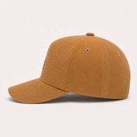 Gorra de 5 Paneles de Corduroy Resistente Estilo Senderismo, con Interior que Absorbe la Humedad, Gorra de Béisbol Duradera para Exteriores