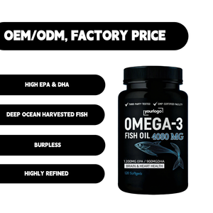 Complément alimentaire de qualité Healthy Care, huile de poisson oméga <span class=keywords><strong>3</strong></span> 1200 mg EPA + 900 mg <span class=keywords><strong>DHA</strong></span>, 2250 mg d'oméga <span class=keywords><strong>3</strong></span>, gélules molles - Product Image 2