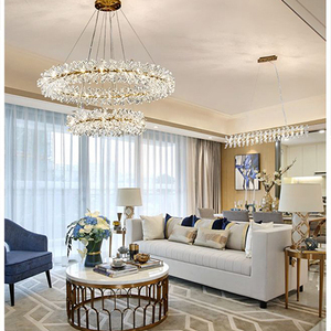Nordic Light Luxury Crystal Chandelier Dining <strong>Room</strong> Bedroom Personality Creativity 2019 New Post-modern Simple Living <strong>Room</strong> <strong>Lamps</strong> - Product Image 5
