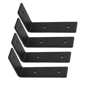 Metal sac Farbrication raf braketi demir sağ çelik L açı duvar montaj braketleri - Product Image 4