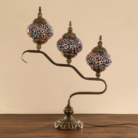 3 pièces abat-jour Vintage turc fait à la main lampe de Table marocaine pour chambre à coucher salon Restaurant