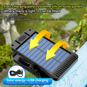 Super lumineux 60LED solaire Clip lumières chaud/blanc extérieur cour jardin <span class=keywords><strong>terrasse</strong></span> appliques corps humain Induction éclairage pour - Product Image 3