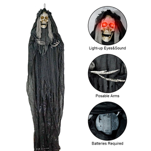 Halloween décoration <span class=keywords><strong>de</strong></span> la maison fête grandeur nature hanté certaines tailles accessoire effrayant intérieur Halloween animatronique suspendu Gost - Product Image 3