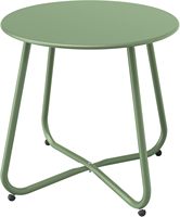 Table basse moderne en métal de conception européenne avec rangement, légère, pour salon, chambre, bureau à domicile et utilisation en extérieur (noir)