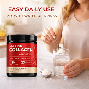Collagène marin hydrolysé de qualité supérieure OEM en poudre avec vitamines <span class=keywords><strong>pour</strong></span> la beauté des <span class=keywords><strong>cheveux</strong></span>, de la peau, des <span class=keywords><strong>ongles</strong></span> <span class=keywords><strong>et</strong></span> des articulations – Complément alimentaire en vrac - Product Image 3