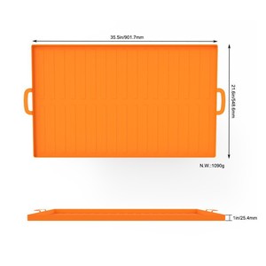 Tapis de four en silicone le plus vendu à l'international, tapis de cuisson pour camping en extérieur, tapis de nettoyage résistant aux hautes et basses températures - Product Image 4