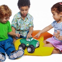 Jouet en peluche Animal Monster Truck, créatif personnalisé, doux et câlin