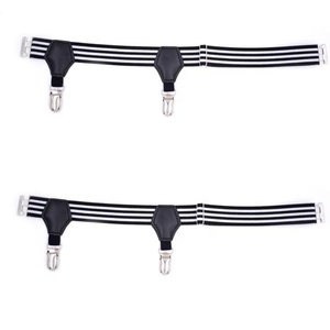Vente en gros <span class=keywords><strong>Chemise</strong></span> pour <span class=keywords><strong>homme</strong></span> en PU avec porte-jarretelles à rayures noires et blanches - Product Image 3