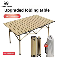 Table pliante portable pour l'extérieur, camping, pêche, pique-nique, barbecue en pleine nature, voyage en voiture, légère