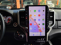 Radio Mobil Android 14 14,5 Inci untuk Truk Dodge RAM 1500 2500 3500 2019-2023, Layar Otomatis Carplay, Stereo 4G, GPS, Pemutar Video