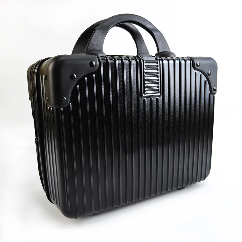 Boîte à main de voyage de grande capacité personnalisée et tendance Mini valise portable Mallette à bagages en ABS Mallette de bord rigide