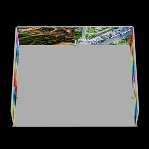 Sistema de Stand Modular para Exposiciones con Caja de Luz LED de Tela Tensada de Doble Cara, Pared de Exhibición Retroiluminada, Fondo Publicitario para Ferias Comerciales - Product Image 2