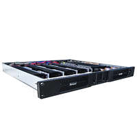 Amplificateur double canal 6000 watts Classe d 1u Compact High Effective Silicon Carbide Tube Stage Touring Digital Amp Professional