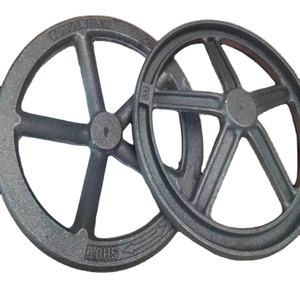 하이 퀄리티 주철 회색 철 연성 철 풀리 바퀴 플라이휠 밸브 핸드 휠 사용자 정의 - Product Image 6