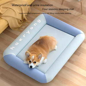 Hund & Katze Sommer <span class=keywords><strong>Cool</strong></span> Shelter Bett Wasserdicht & Urins icher Umwelt freundliche PP Baumwolle Katzen bett Höhle für alle Jahreszeiten - Product Image 3