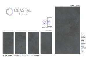 600x1200mm Matte Large Tile Premium Quality Porcelain <b>Matt</b> Tiles Collection Cemento Series with Various Shades - Product Image 5