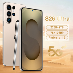 هاتف ذكي S26 ultra 5G الأكثر مبيعًا بذاكرة 22 جيجابايت + 2 تيرابايت، إصدار عالمي جديد <span class=keywords><strong>2026</strong></span>، بطارية 8000 مللي أمبير، أندرويد 15، شاشة 7.3 بوصة، واي فاي 5G - Product Image 1