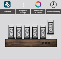 Jam LED Digital Nixie RGB Glow Tube, Jam Meja Elektronik Retro, Promo HOT SALE