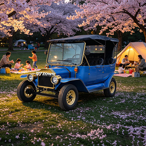 Factory Direct Sale of New Classic Vintage Electric Special Transportation 8 <b>Passengers</b> Sightseeing Car Customized Color Price - Product Image 6
