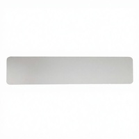 Placa de matrícula de coche de aluminio en relieve personalizada de venta directa de fábrica con película reflectante sublimación placa de matrícula en blanco