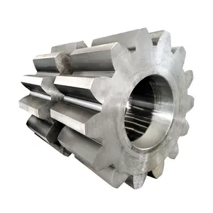 Wangli CNC machining large module gear heavy duty forging large diameter spur large gear