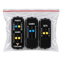 Compteur de points de tennis TOPLINE, suivi des jeux et des sets, tableau de scores sportif portable en plastique pour le suivi des matchs
