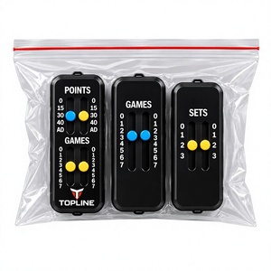 เครื่องนับคะแนนเทนนิสแบบพกพา TOPLINE สำหรับการติดตามคะแนนเกมและเซ็ต ทำจากพลาสติก เหมาะสำหรับการติดตามผลการแข่งขัน - Product Image 1