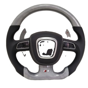 Volante de Carreras Personalizado de Fibra de Carbono para <span class=keywords><strong>Audi</strong></span> A4 S4 <span class=keywords><strong>RS4</strong></span> <span class=keywords><strong>B7</strong></span> - Product Image 2