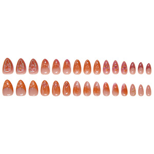 Gran oferta de parches de <span class=keywords><strong>manicura</strong></span> <span class=keywords><strong>francesa</strong></span> de 30 piezas <span class=keywords><strong>con</strong></span> diamantes portátiles, uñas postizas extraíbles para aplicación en los dedos - Product Image 5