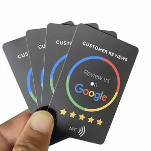 Kustomisasi pabrik NFC tinjauan kartu Media sosial di Google kartu bisnis NFC kartu ulasan yang baik