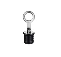 Bouchon de vidange à poignée en laiton, bouchon en caoutchouc, bouchon de vidange à poignée en T en acier inoxydable pour sortie d'eau de bateau, accessoires de quincaillerie marine