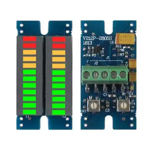 Music spectrum, volume level, dual channel LED display module, VU audio meter