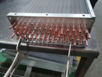 Evaporador de Tubo de Cobre con Aletas de Aluminio AESIMA, Bobina de Enfriamiento AHU Anticorrosión, Certificado CE/TUV para Almacenamiento en Frío HVAC