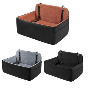 Asiento de coche de seguridad de viaje más vendido, cama de perro de patrón sólido con función lavable extraíble - Product Image 5