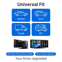 Pantalla de Navegación Inteligente para Automóvil, Conexión Magnética, 10.26 Pulgadas, Ligera, USB, RGB, Tablet para Automóvil, CarPlay, Android Auto