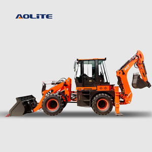 Trung Quốc aolite BL70-25 2500kg nhỏ nhỏ nhỏ gọn backhoe máy xúc loader ALT 4wheel drive Mini Front end loader với trở lại hoe giá - Product Image 2
