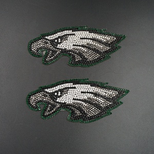 Mới Đến Đại Bàng Rhinestone Vá Với Chất Kết Dính Rhinestone Sắt Trên Các Bản Vá Lỗi Hạt Pha Lê Kim Cương Đính Cho Mũ - Product Image 1