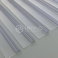 Tira de Sellado de Puerta de Plástico Moderna de Fácil Instalación, Sistema de Herrajes para Puertas de Garaje, Garantía de por Vida para Uso Doméstico y Comercial