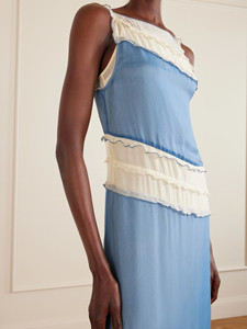 Vestido Maxi de Gasa con Estampado y Tirantes Finos, Diseño Casual y Transpirable - Product Image 2