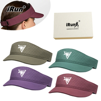 Gorra Deportiva con Visera IRun, Personalizada con Sublimación, Ligera, de Poliéster, para Carreras, Tenis y Protección Solar