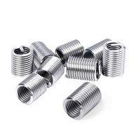 Polished Stainless Steel Fully Threaded Metric Thread Inserts Smooth Channel Fastener