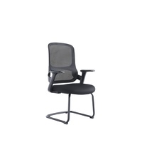Chaise de bureau ergonomique JOHOOFURNITURE avec base cantilever, fabrication chinoise, idéale pour salle de conférence, coussin épais et confortable