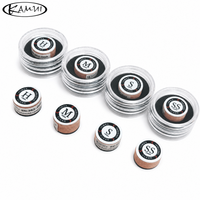 Embouts de queue de billard professionnels Kamui Series 14 mm en noir Athlete transparent, souples, moyens ou durs, pour clubs de billard (vente en gros)